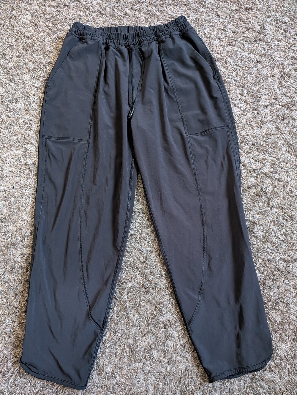 Lululemon Final Play Crop 22" Lightweight Pull On Active Pants Women's Sz 4